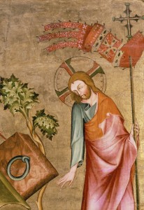 Risen Christ depicted in 14th-century painting from Austria