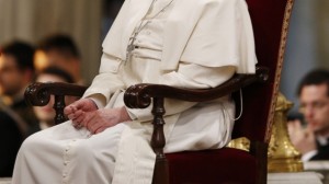 Francis praying cropped