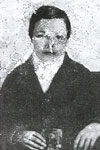 Alfred Bessette lors de sa premi&egrave;re communion, la seule photo que nous avons de lui enfant. 