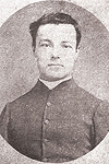 Le fr&egrave;re Andr&eacute; &agrave; son entr&eacute;e dans la Congr&eacute;gation de Sainte-Croix en 1870. Il a 25 ans.