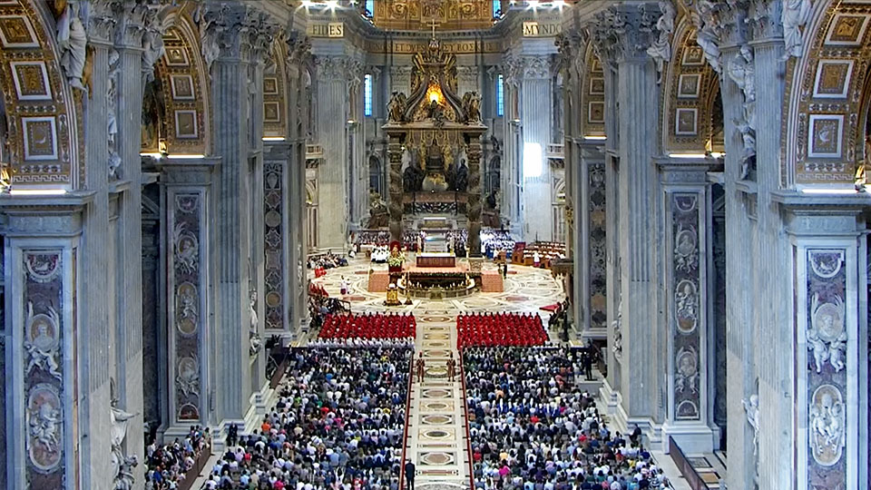 Homélie du pape François lors de la célébration de la messe de la Pentecôte