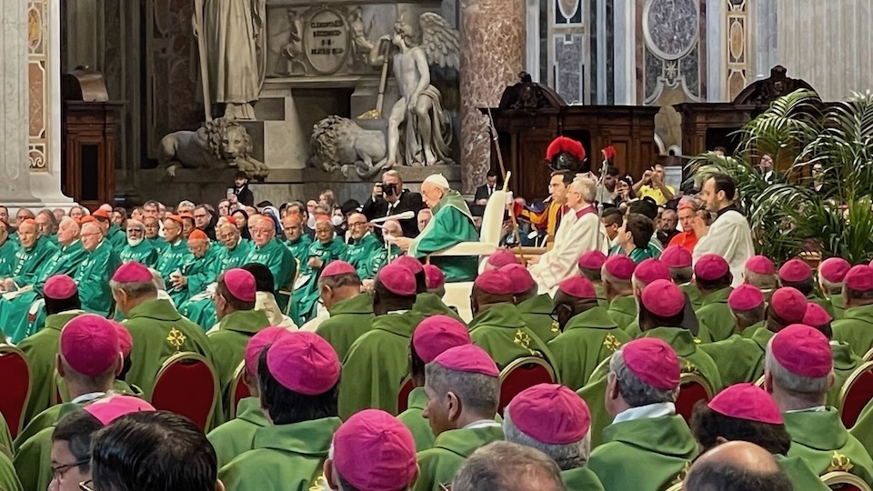 Homélie du pape François pour la conclusion de l’Assemblée générale ordinaire du Synode des évêques