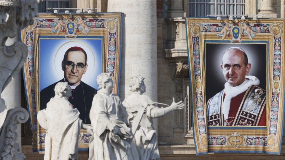 Homélie du pape François lors des canonisations de Paul VI et Oscar Romero